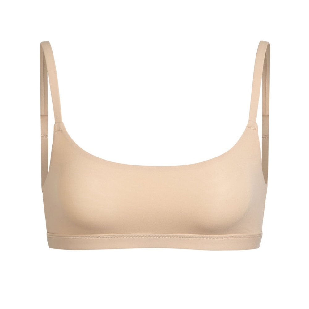 SKIMS Fits Everybody Scoop Neck Bralette Clay size XS